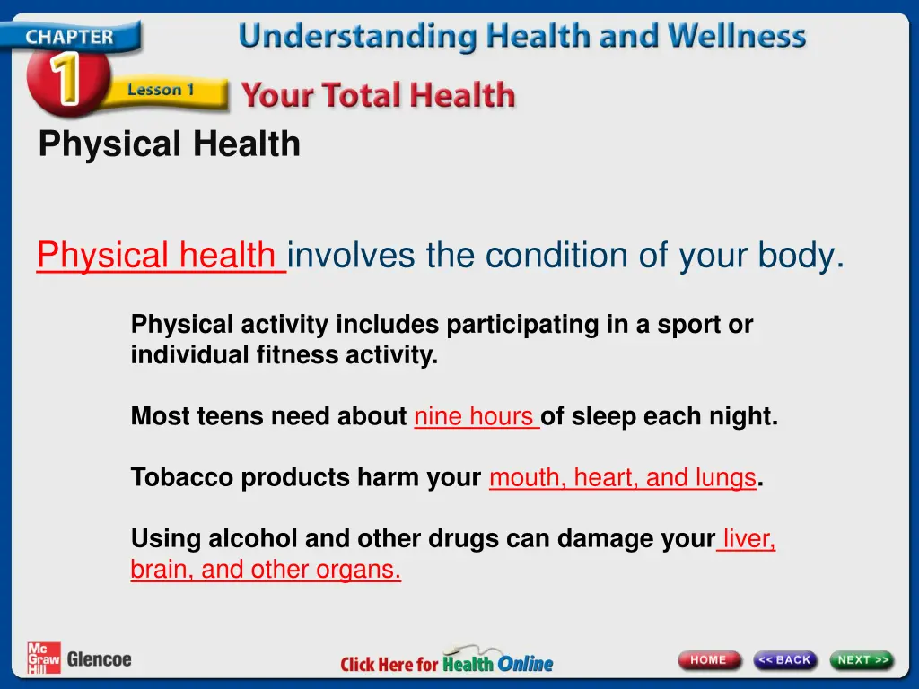 physical health