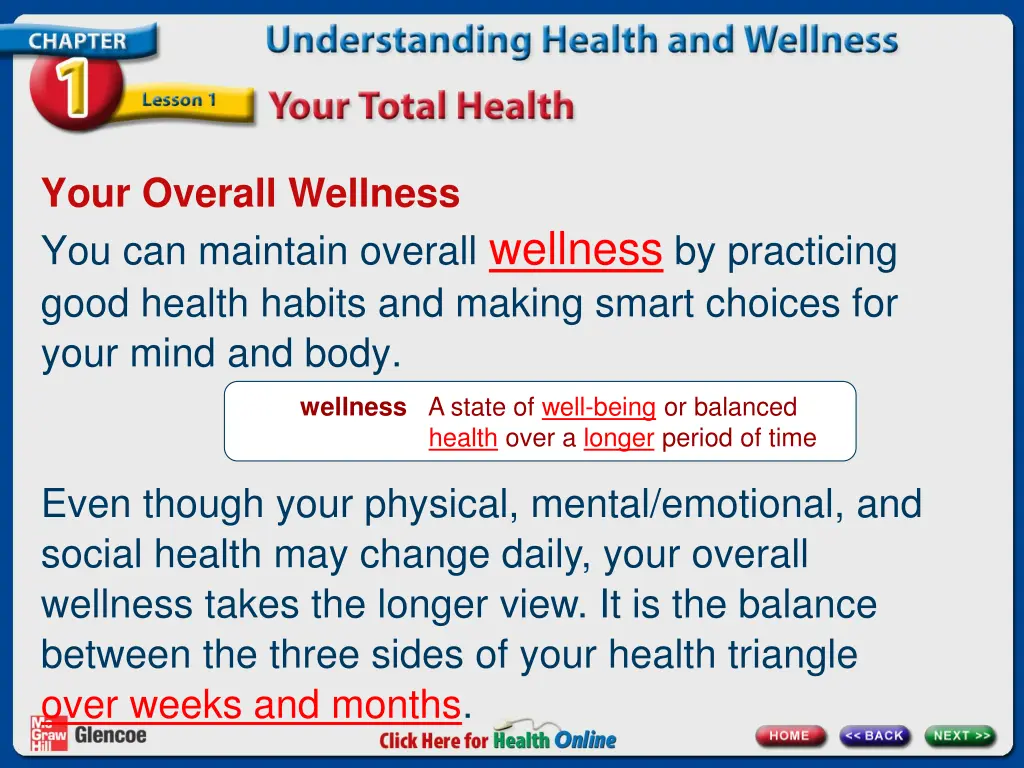 your overall wellness you can maintain overall