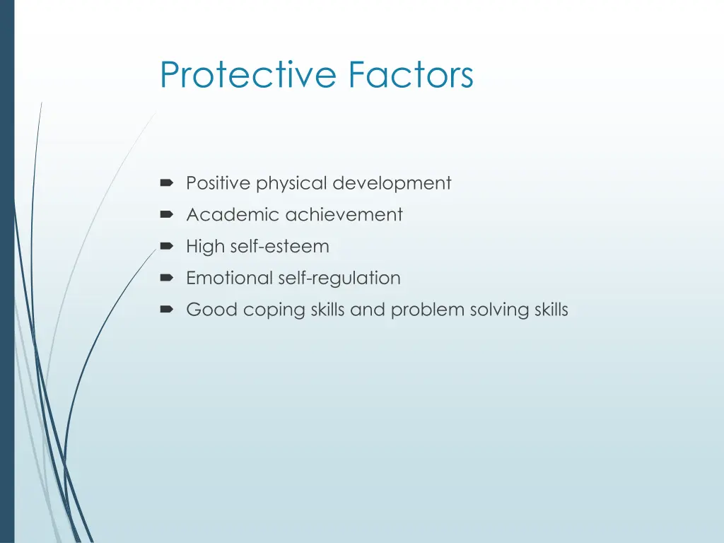 protective factors