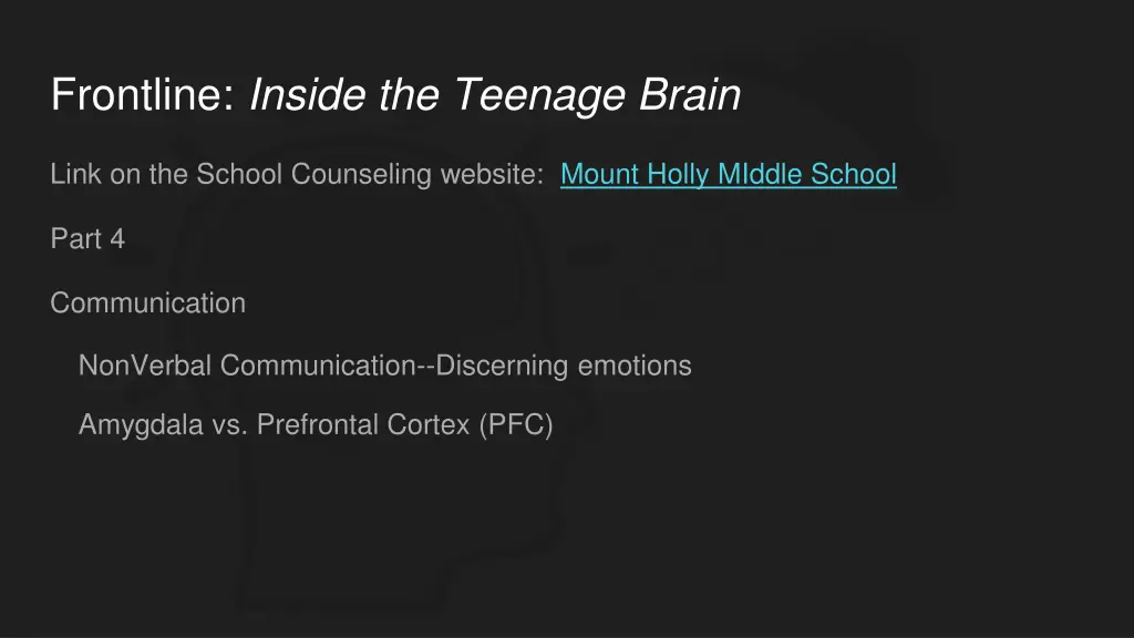 frontline inside the teenage brain