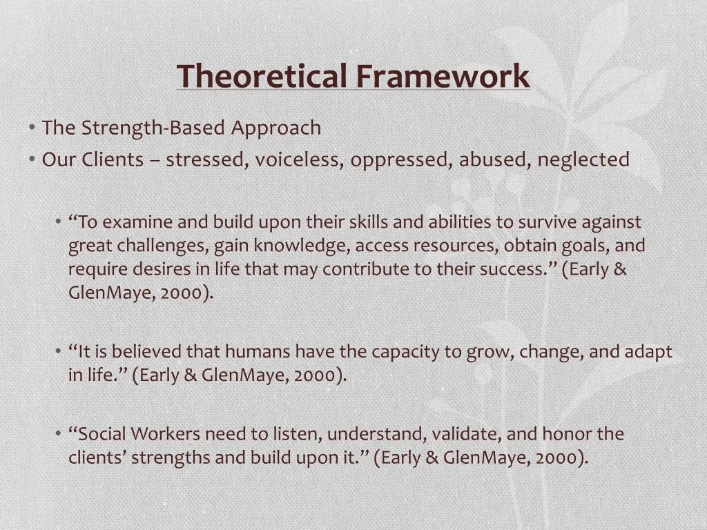 theoretical framework 1