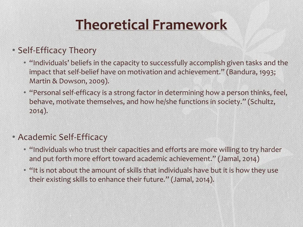 theoretical framework 2