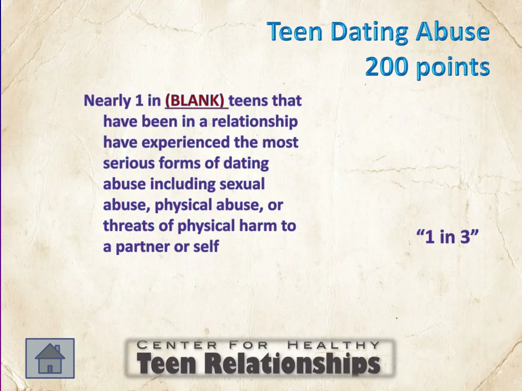 nearly 1 in blank teens that have been