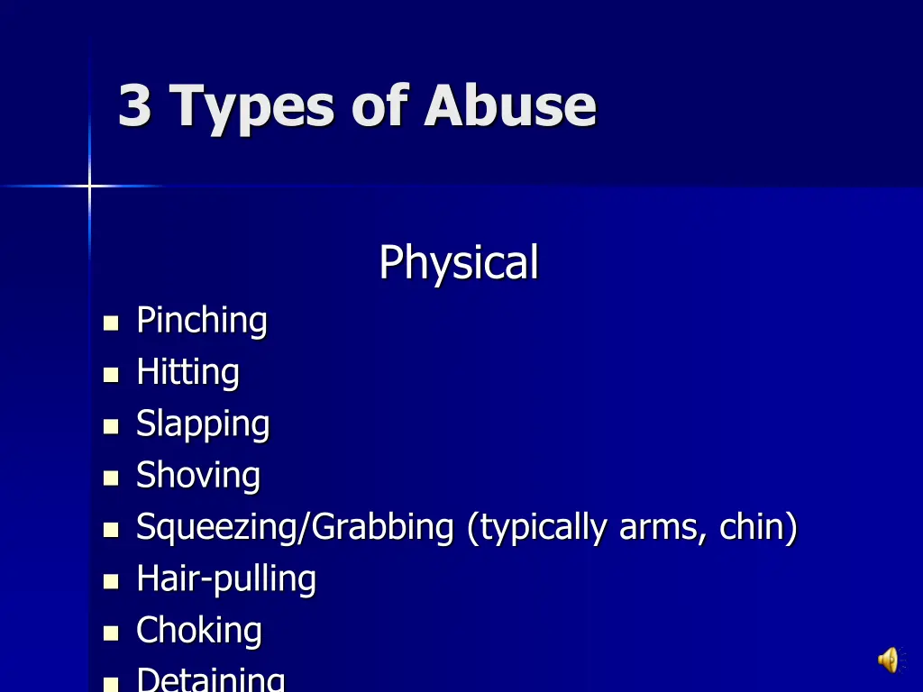 3 types of abuse