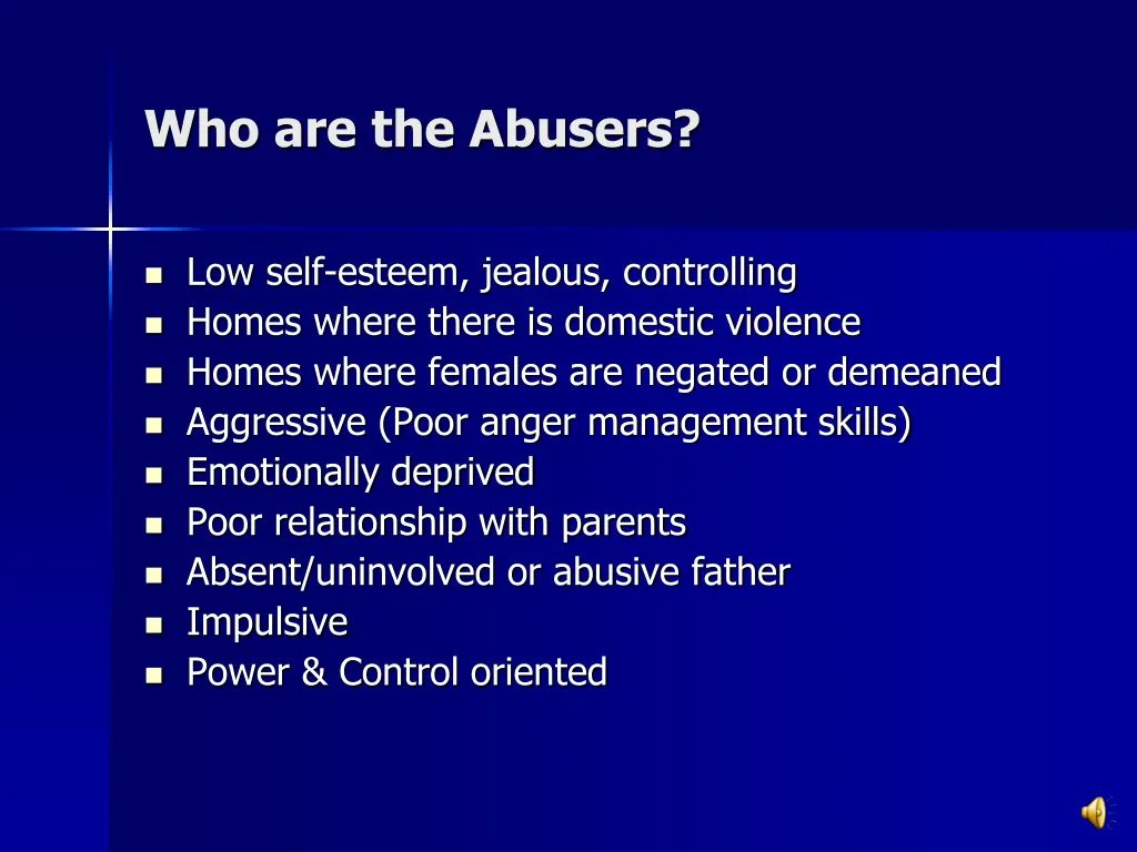 who are the abusers 1