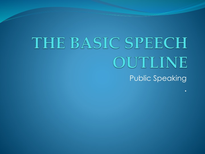 public speaking