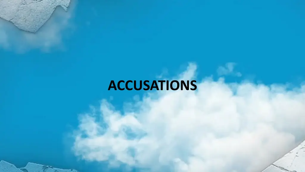 accusations