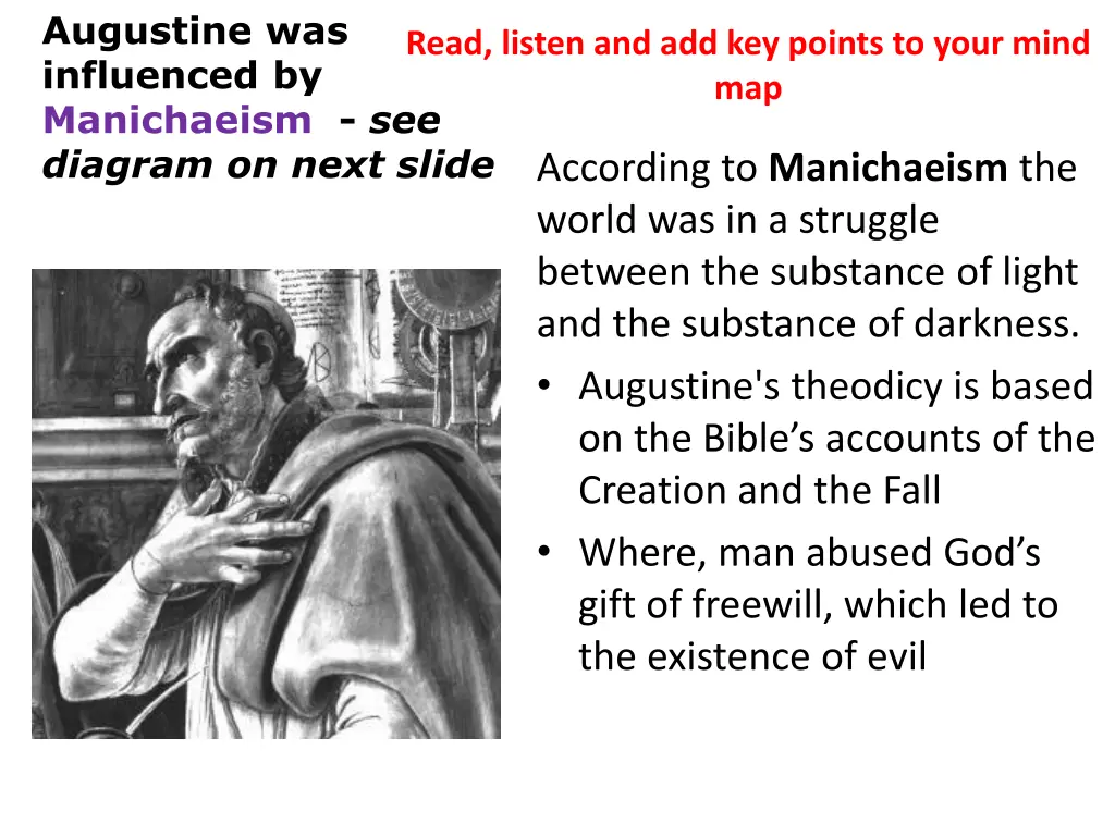 augustine was influenced by manichaeism