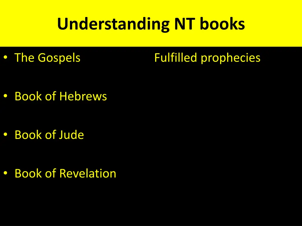 understanding nt books