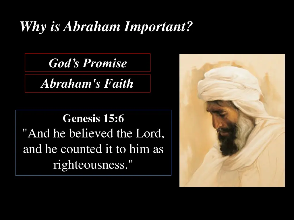 why is abraham important 1