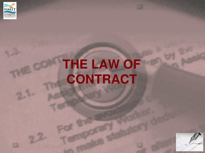 the law of contract