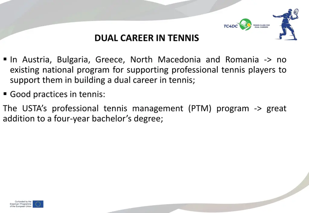 dual career in tennis