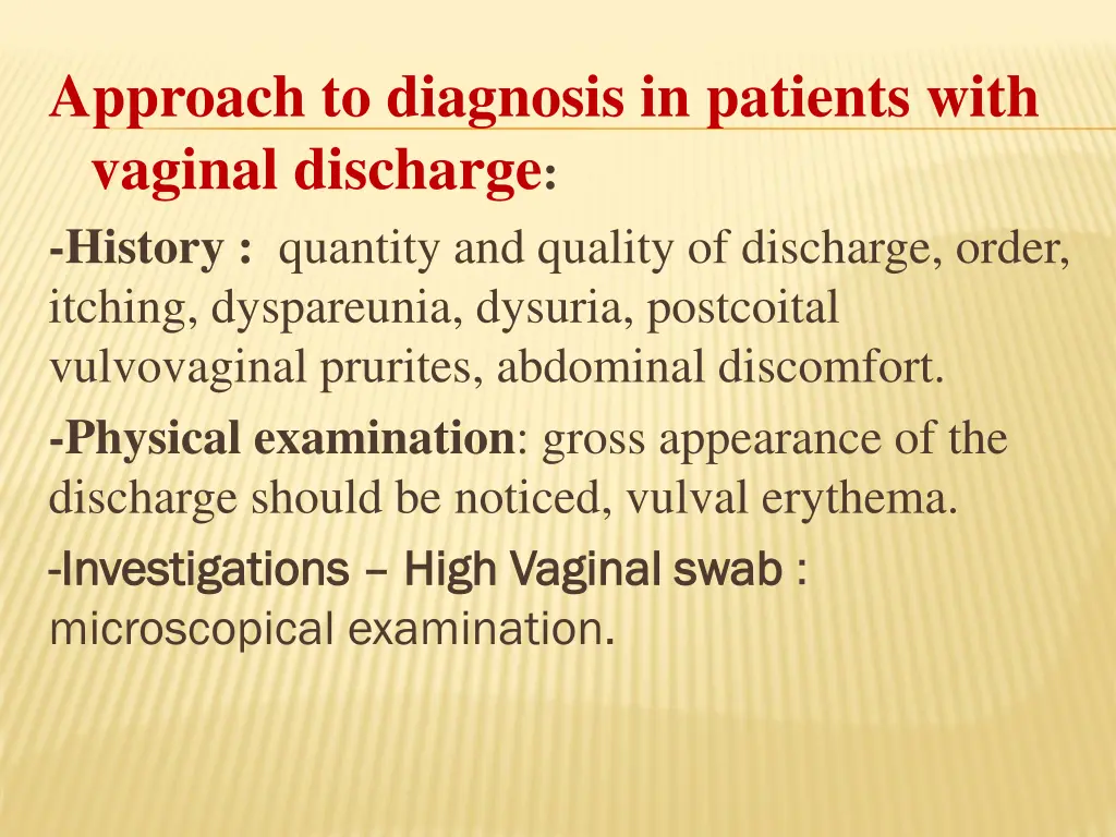 approach to diagnosis in patients with vaginal