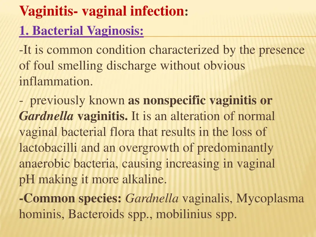 vaginitis vaginal infection 1 bacterial vaginosis