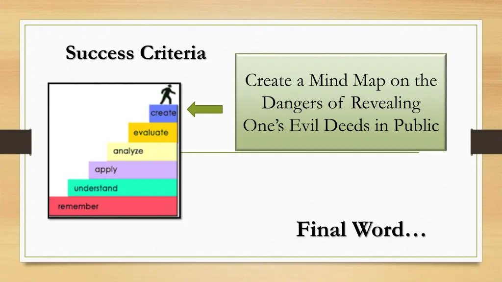 success criteria