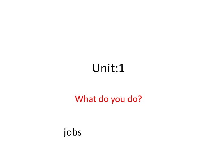 unit 1