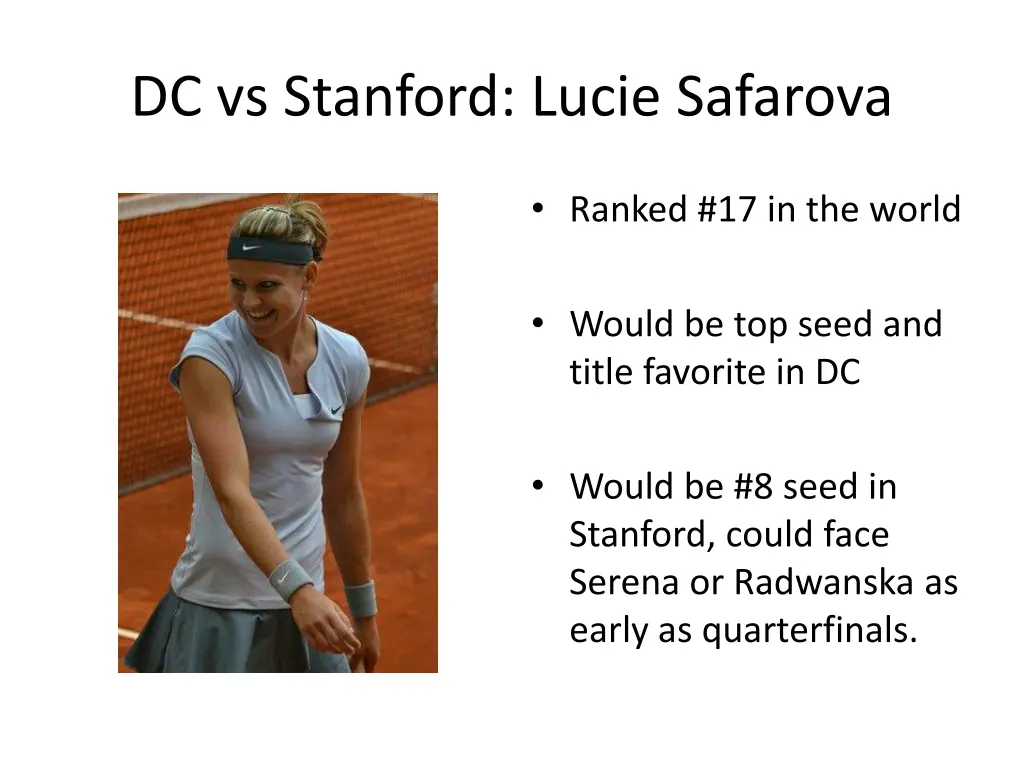 dc vs stanford lucie safarova