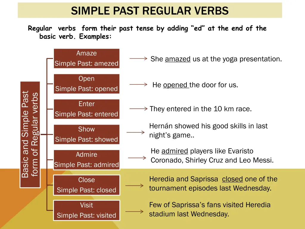 simple past regular verbs