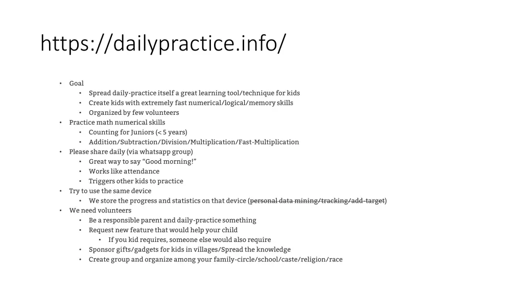 https dailypractice info