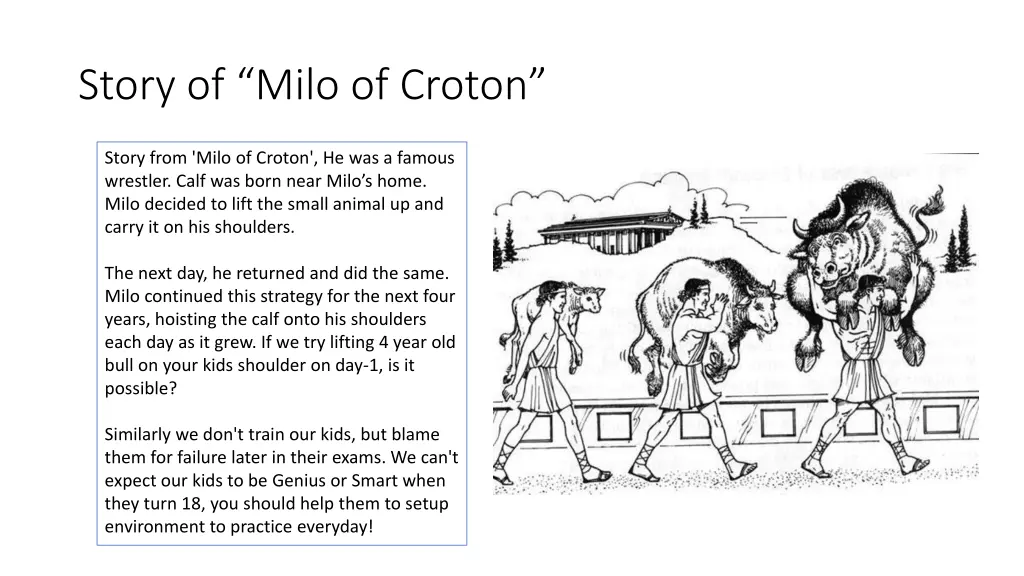 story of milo of croton