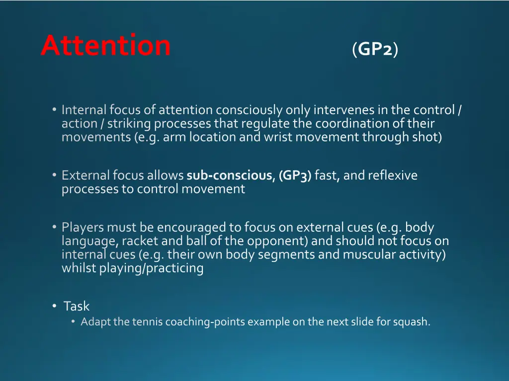 attention gp2