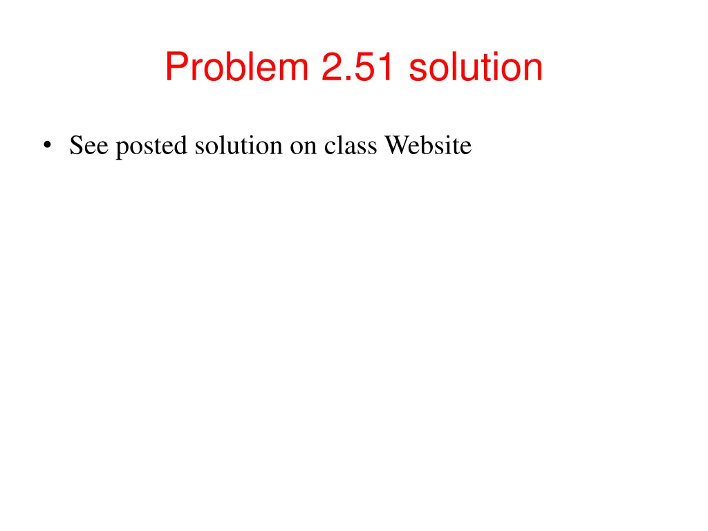 problem 2 51 solution