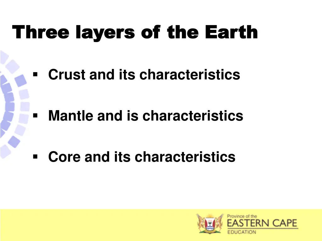 three layers of the earth three layers