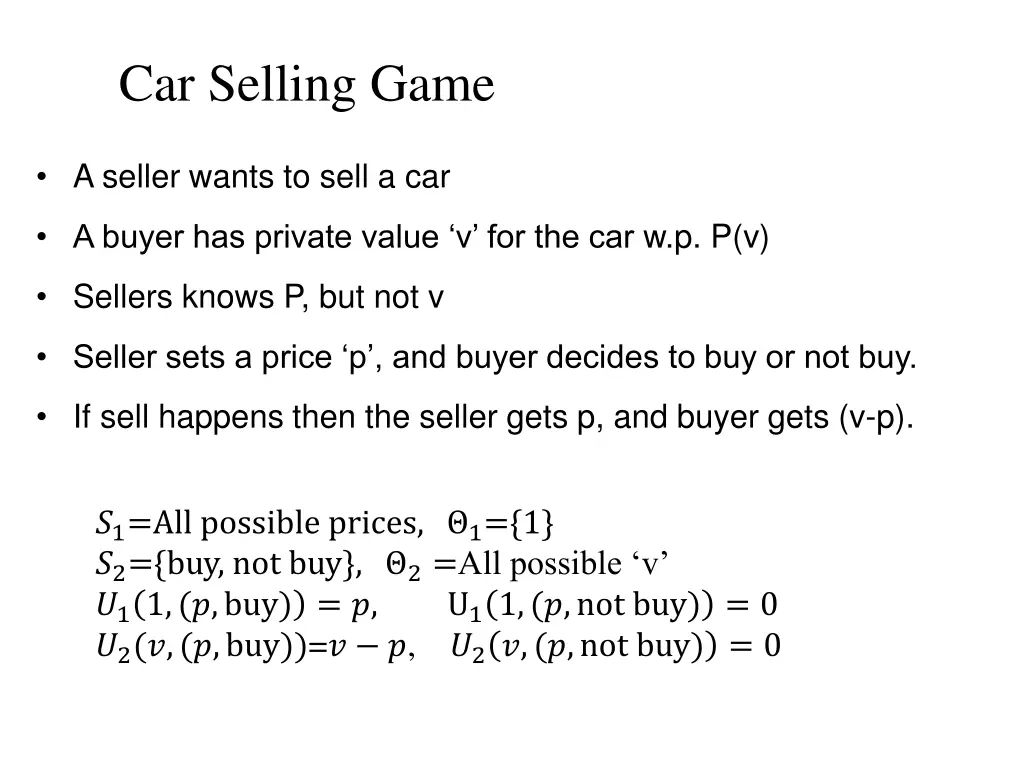 car selling game