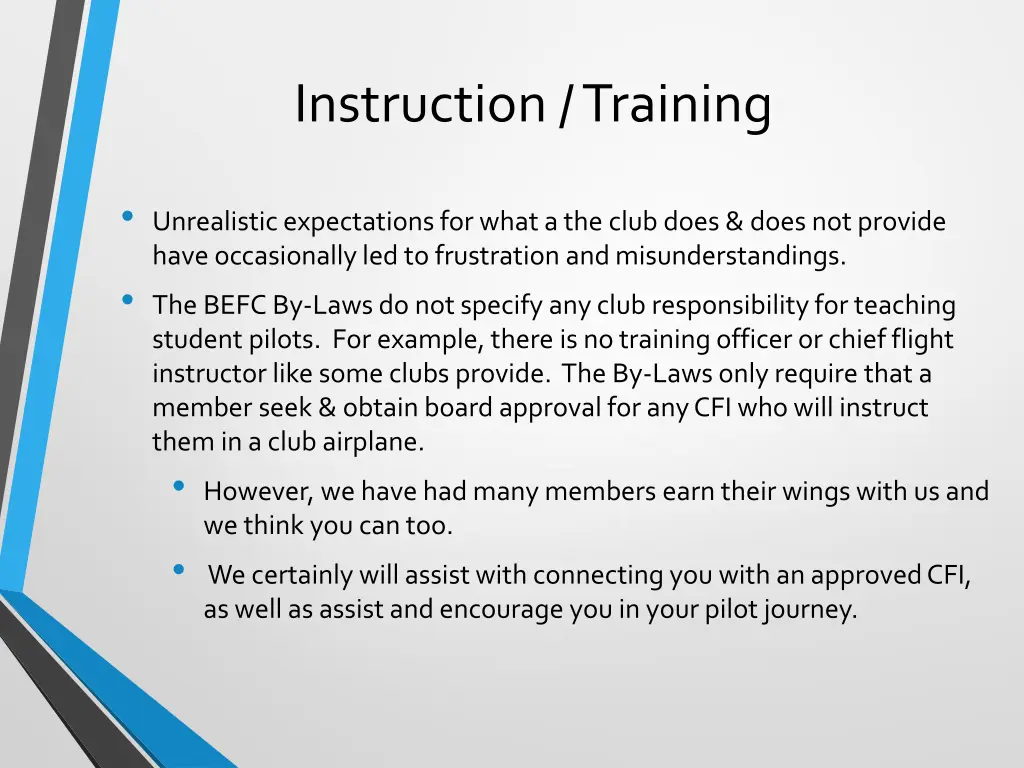 instruction training