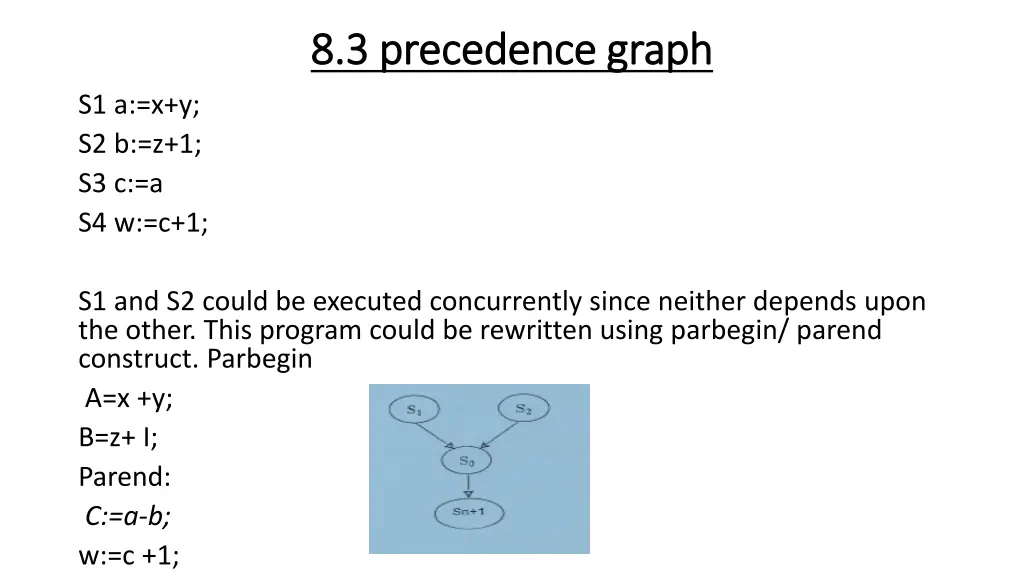 8 3 8 3 precedence graph precedence graph 1