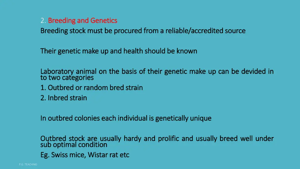 2 breeding and genetics breeding and genetics