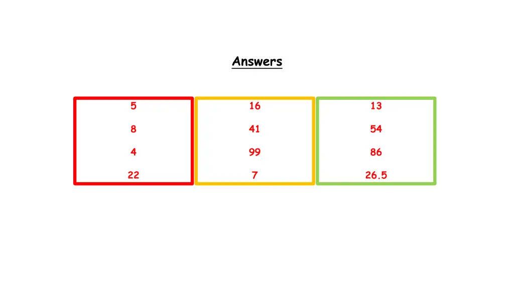 answers 2