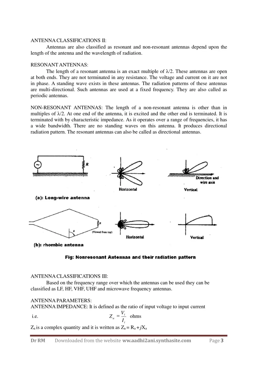 antenna classifications ii antennas are also