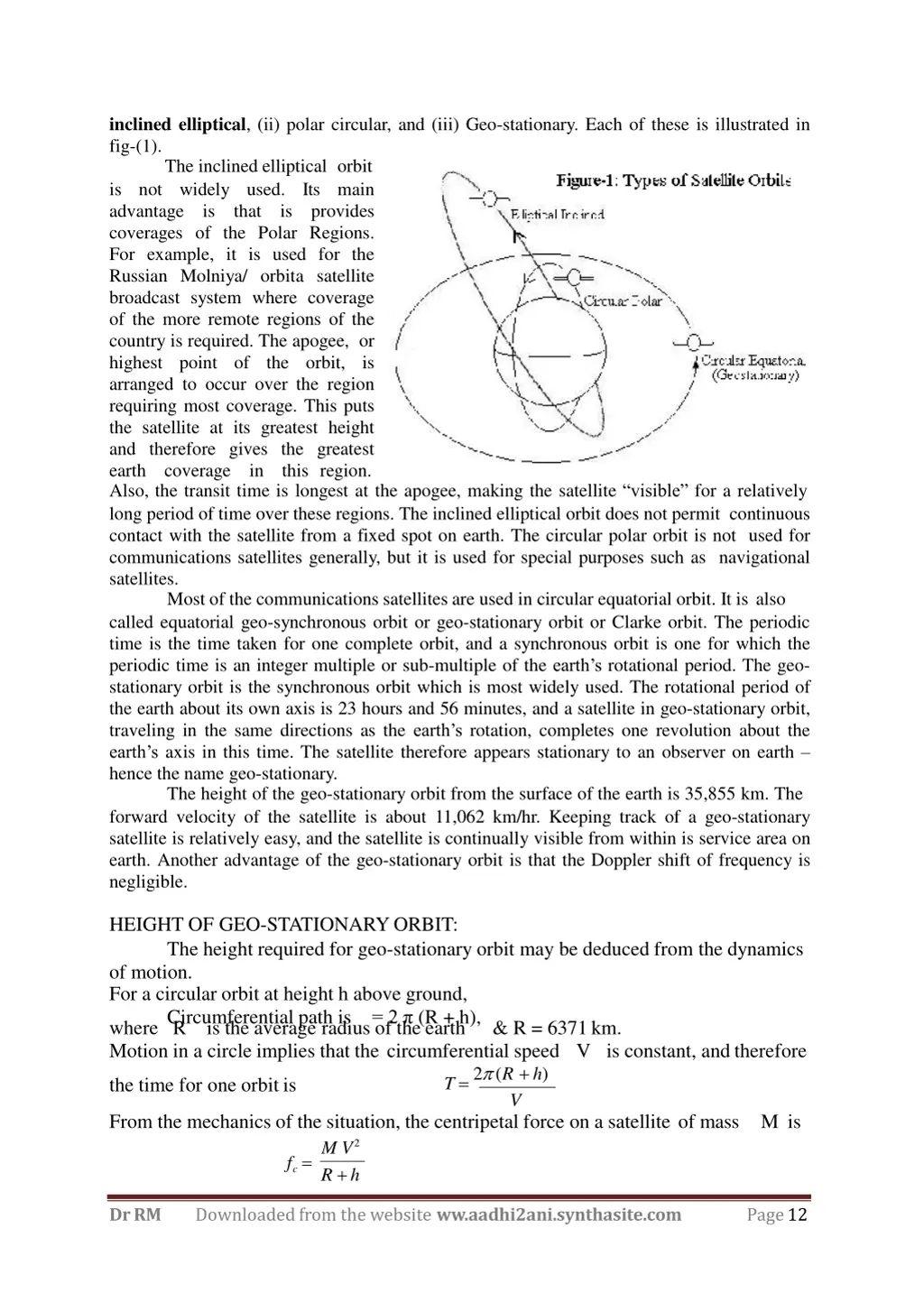 inclined elliptical ii polar circular