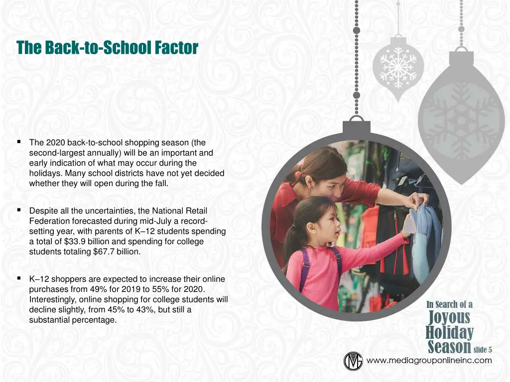 the back to school factor