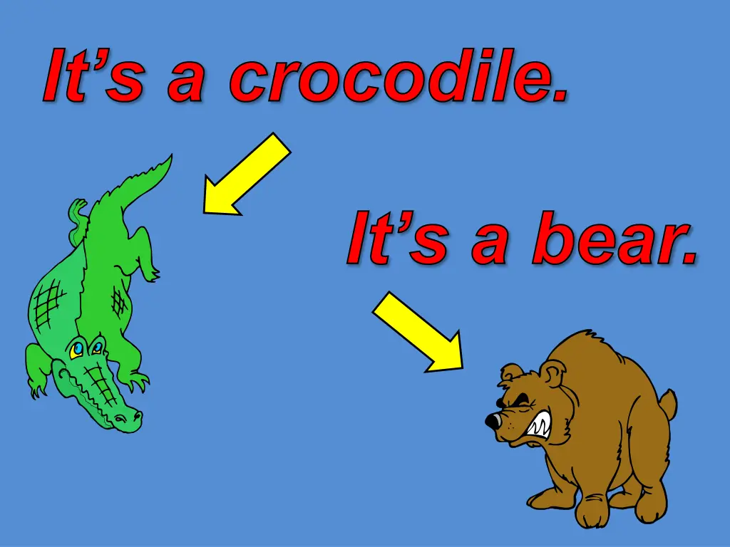 it s a crocodile