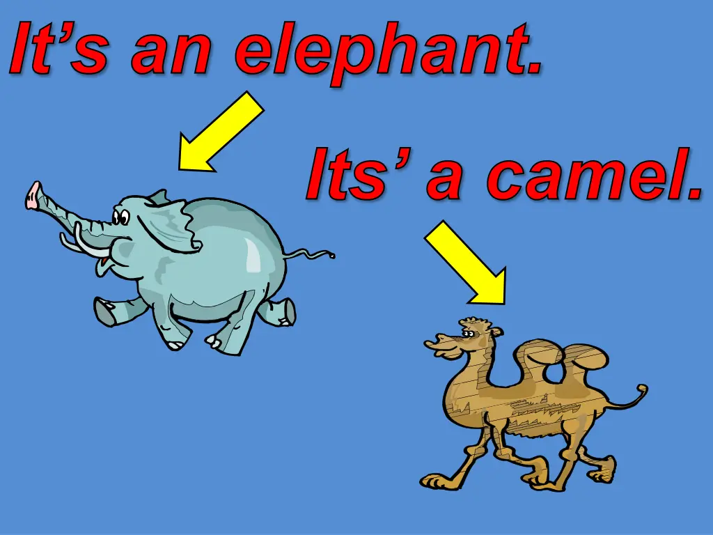 it s an elephant