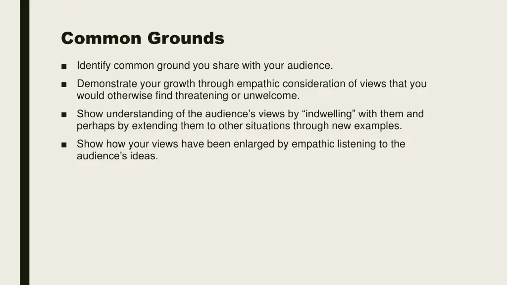 common grounds