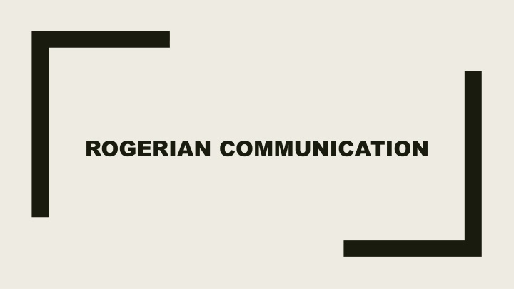 rogerian communication