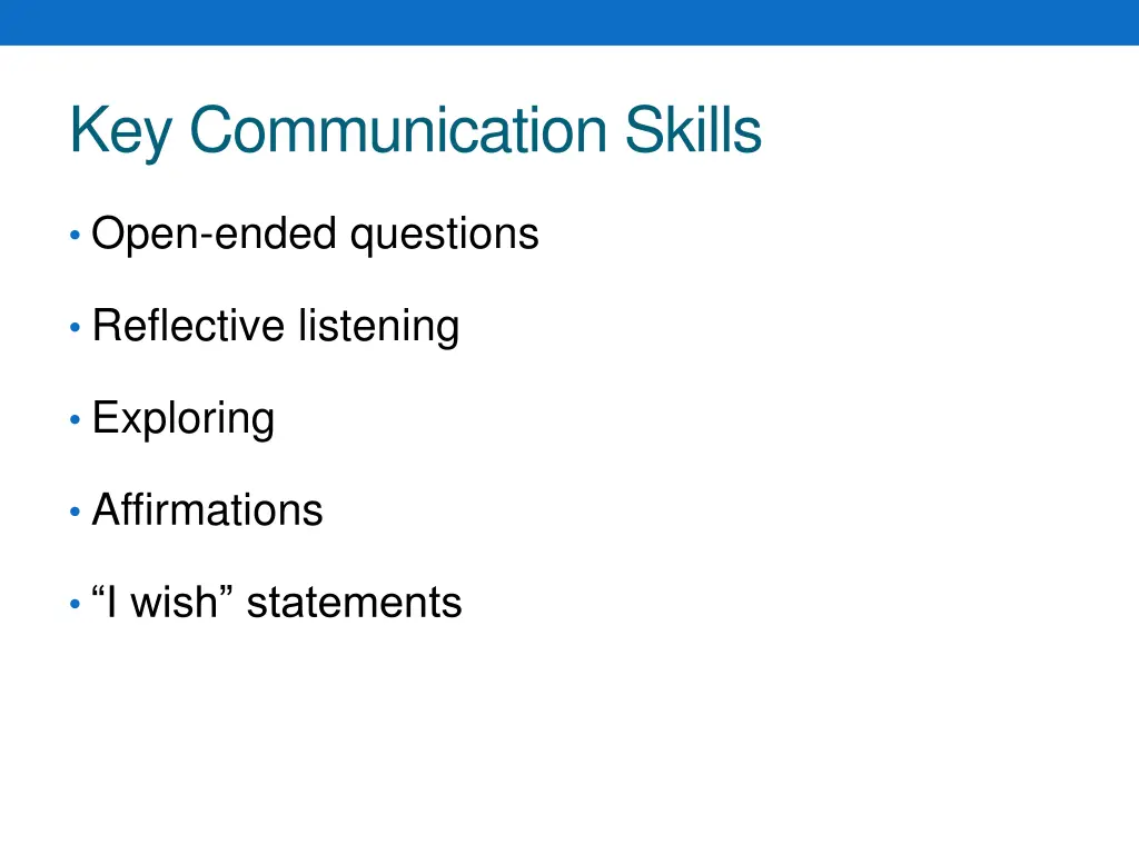 key communication skills