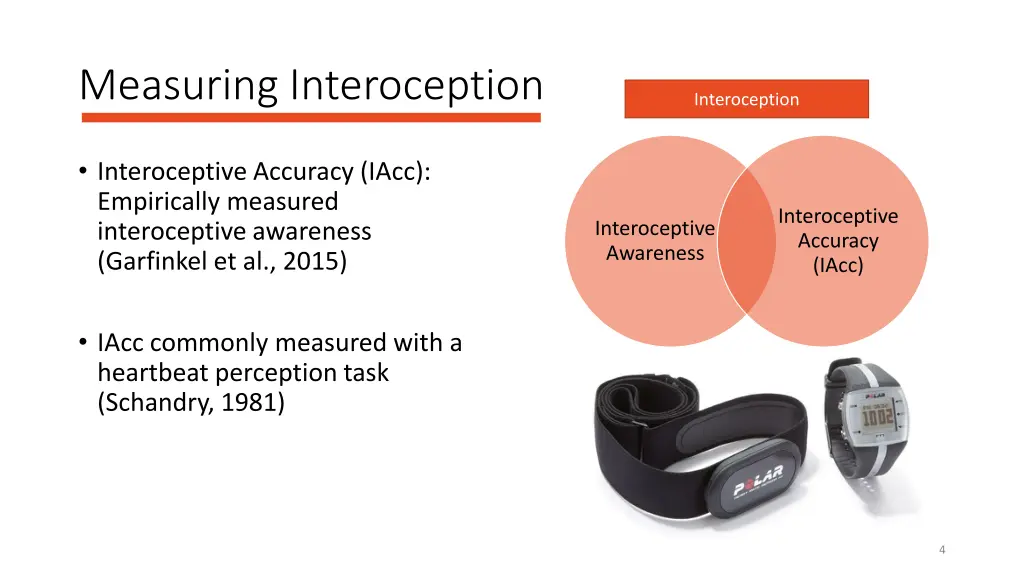 measuring interoception