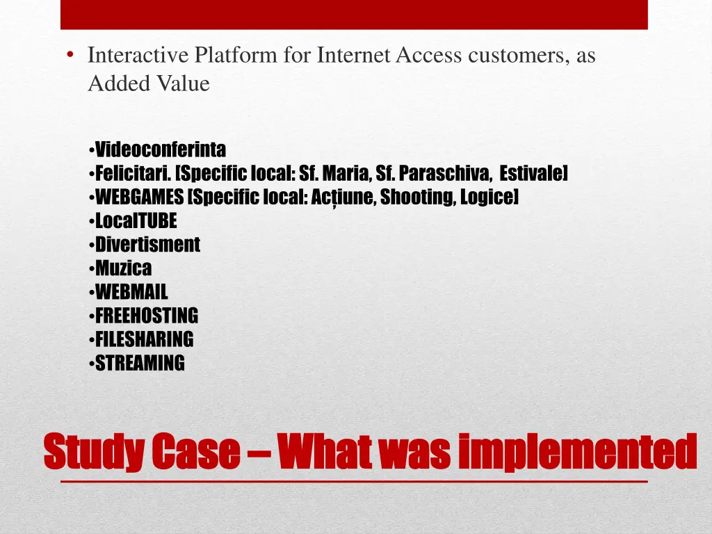 interactive platform for internet access