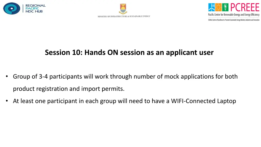 session 10 hands on session as an applicant user