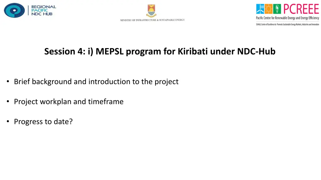 session 4 i mepsl program for kiribati under