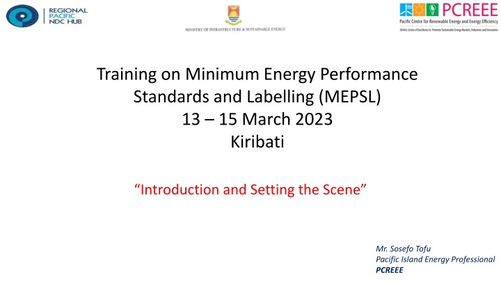 training on minimum energy performance standards