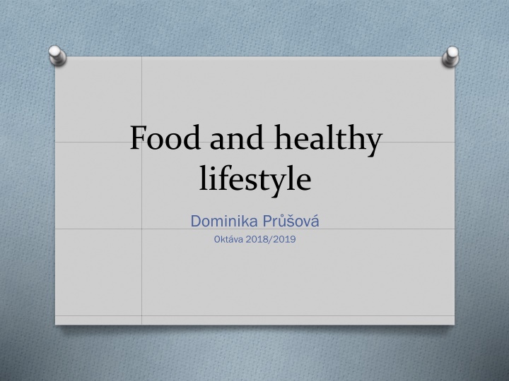 food and healthy lifestyle