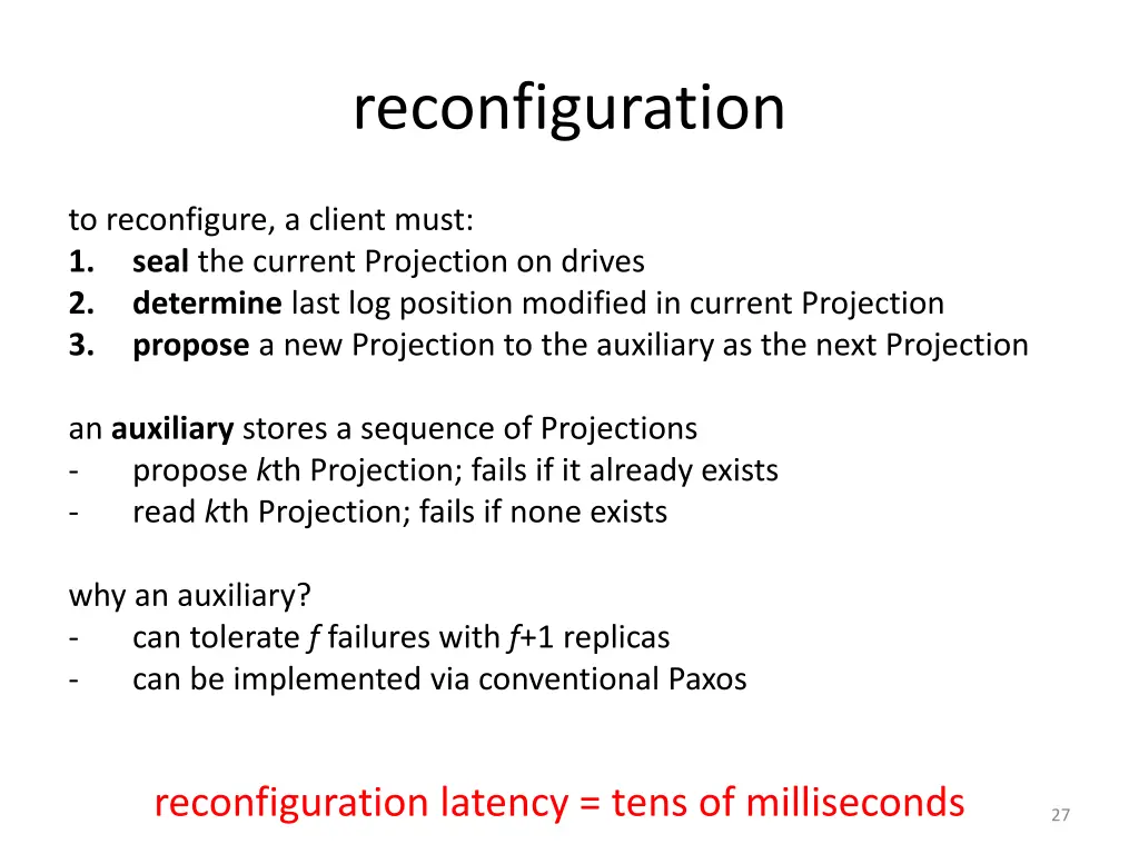 reconfiguration