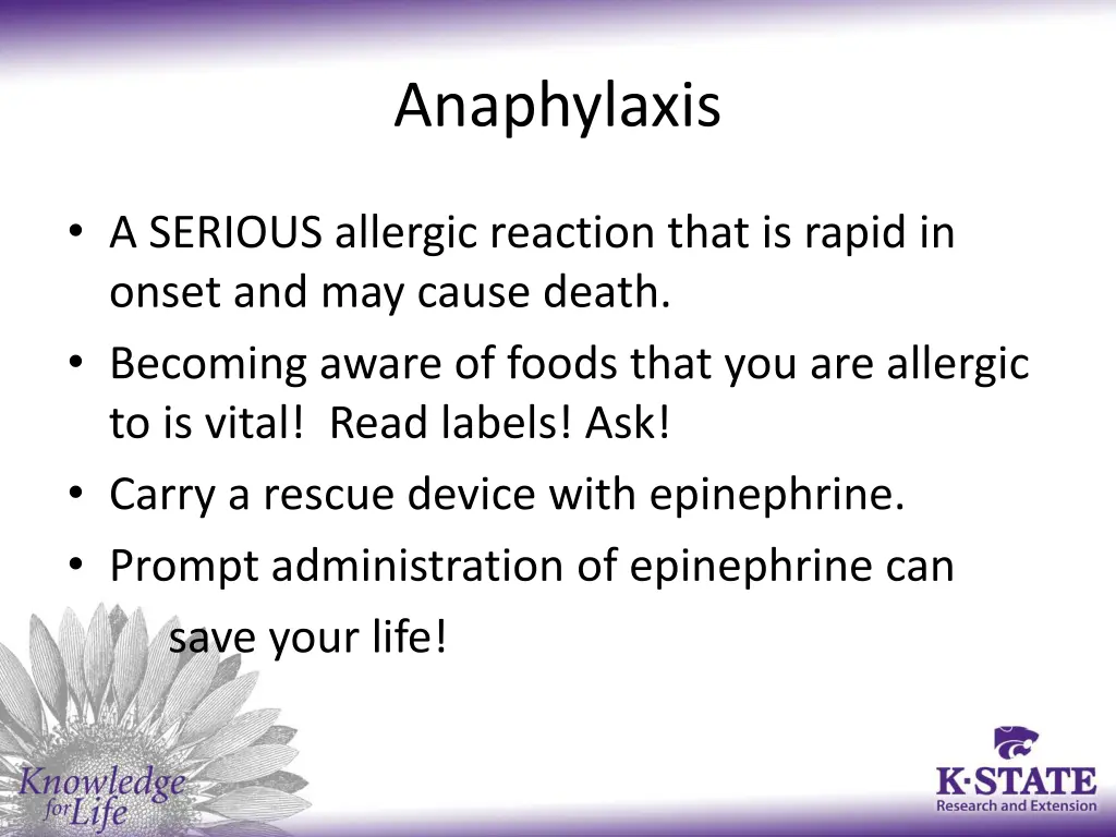 anaphylaxis