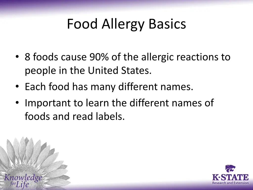 food allergy basics 1