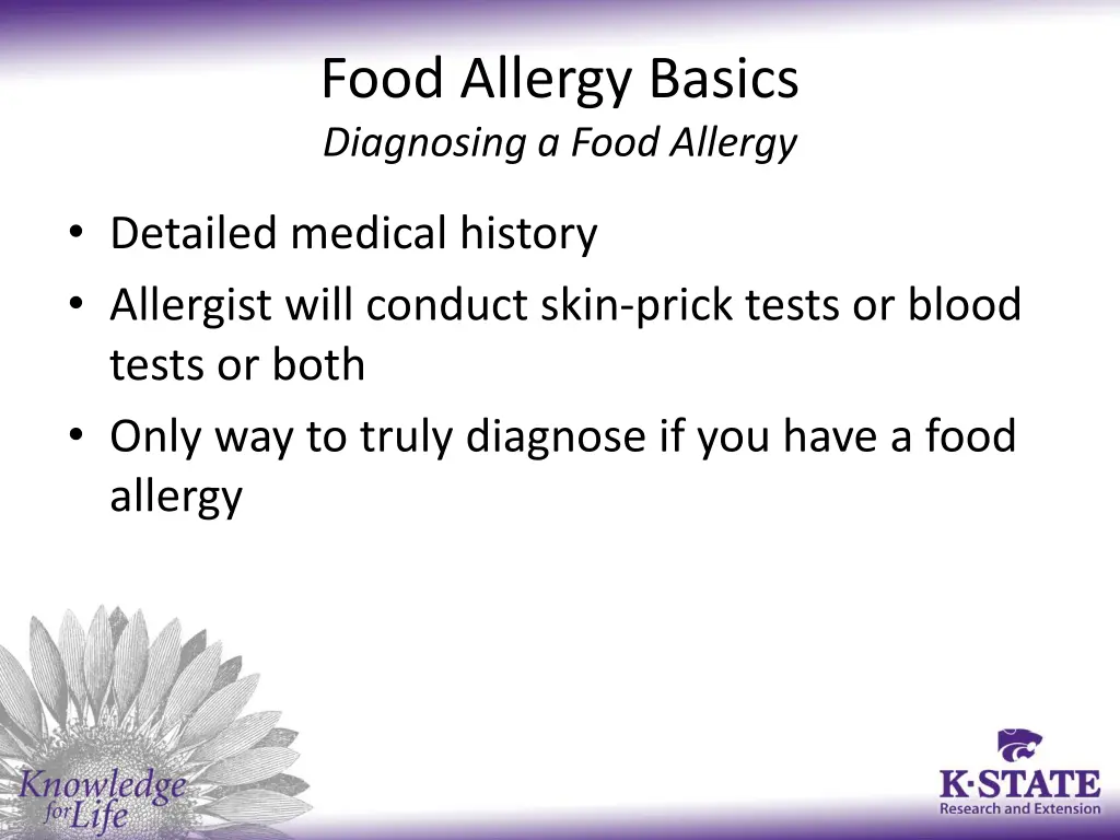 food allergy basics diagnosing a food allergy